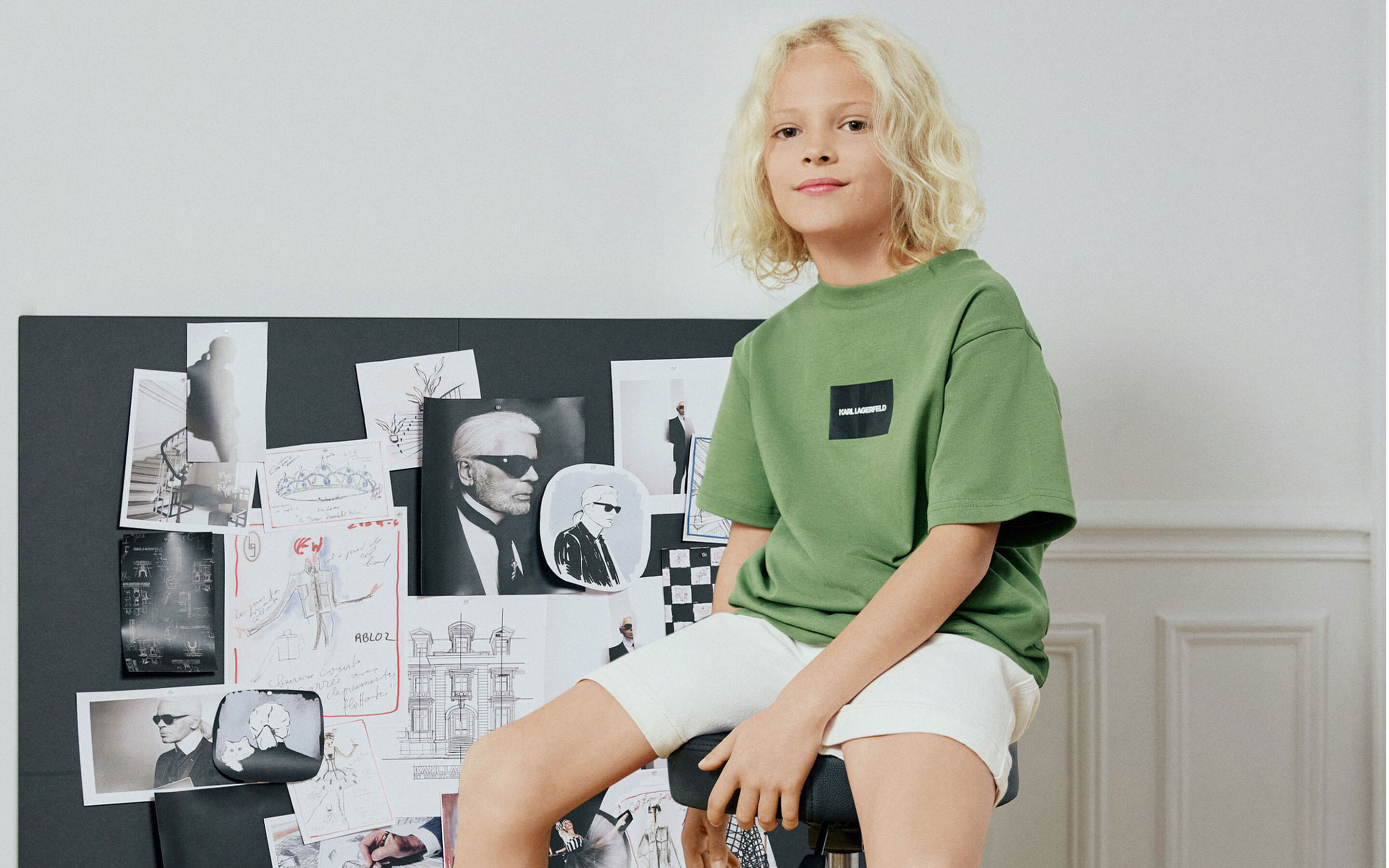 tshirts KARL LAGERFELD KIDS on kids around