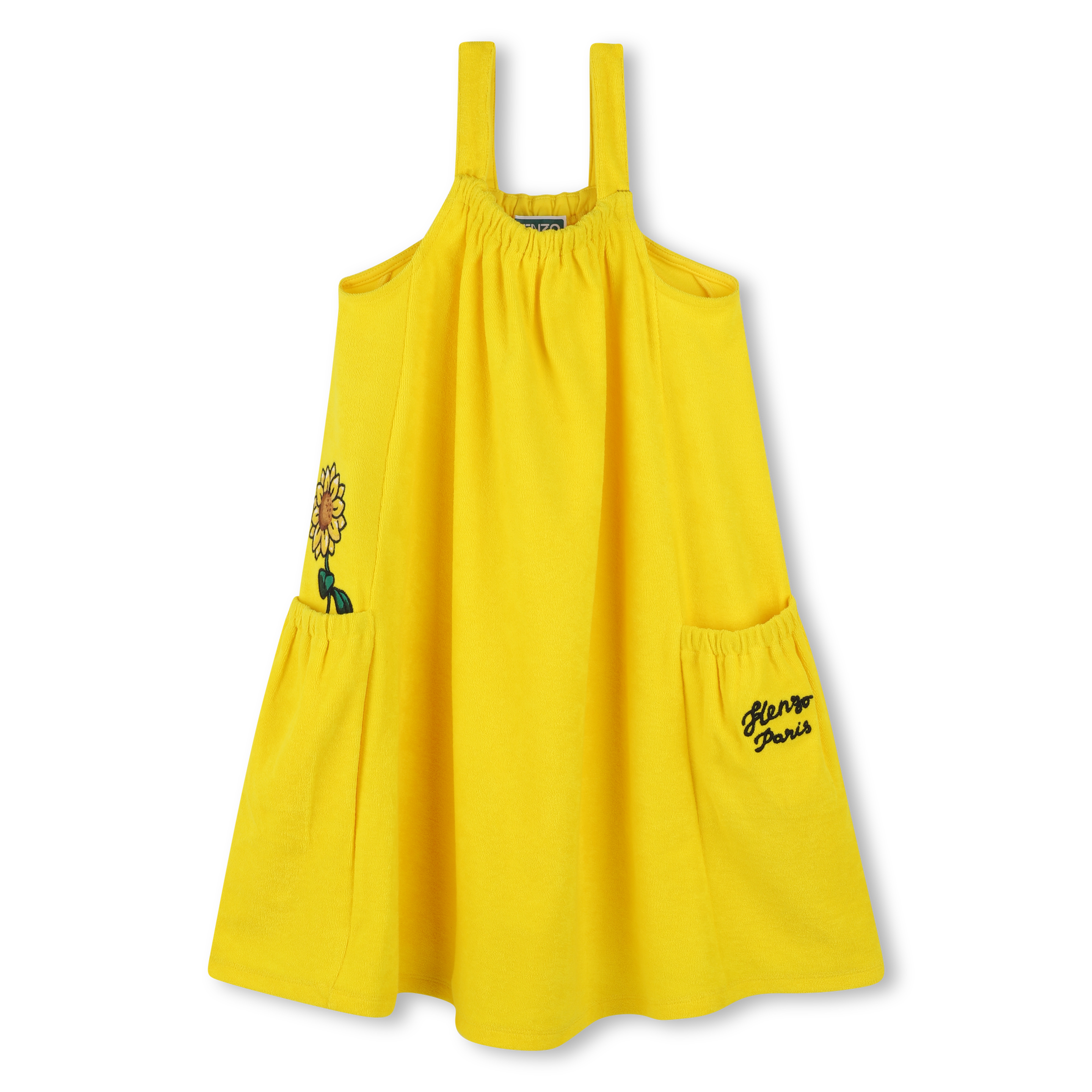 Kenzo girl’s look: trendy colorful dress, premium and luxury kidswear at Kidsaround