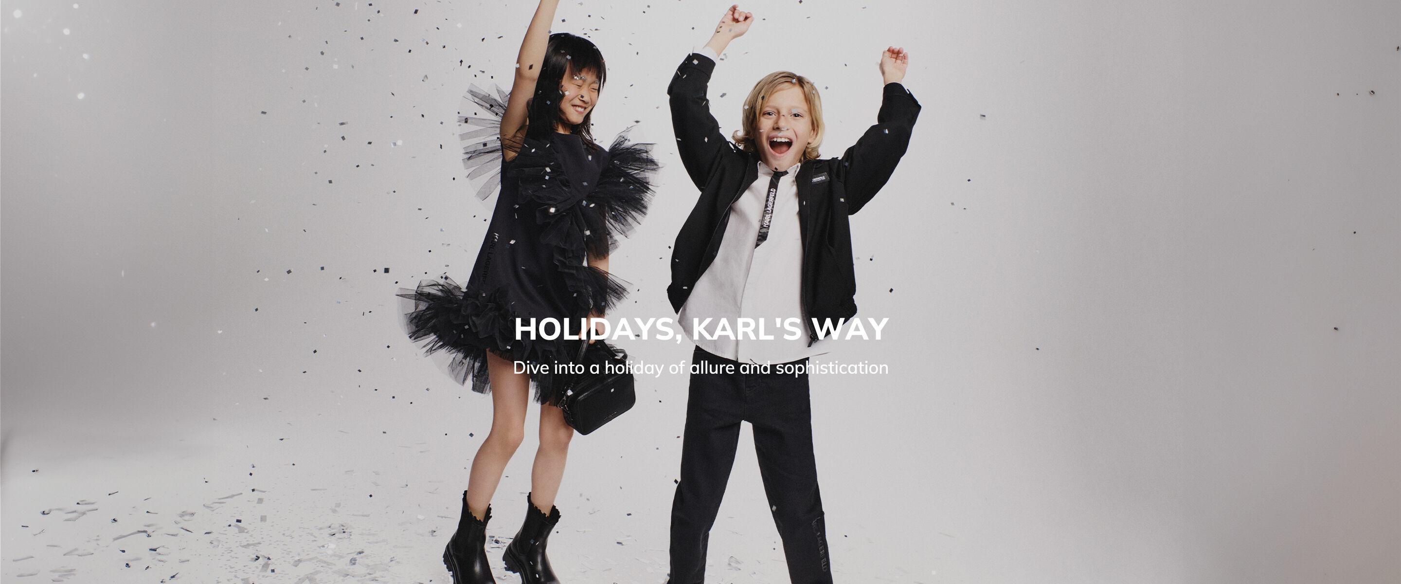 Children&rsquo;s clothing and accessories from the   KARL LAGERFELD KIDS brand on Kids around