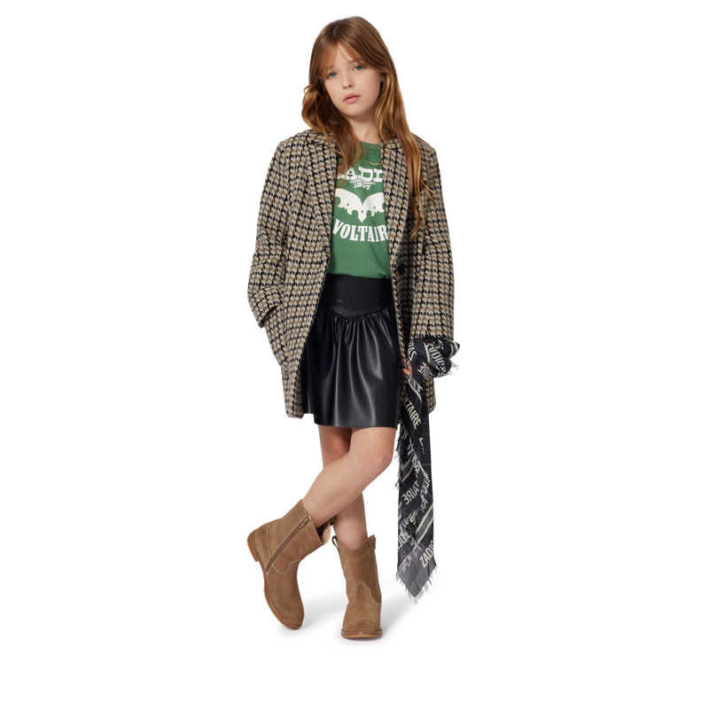 Plaid coat ZADIG & VOLTAIRE 
                        GIRL