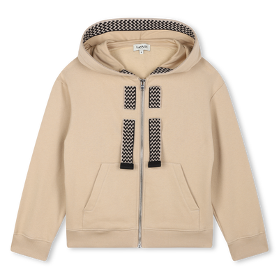 Embroidered logo sweatshirt LANVIN BOY