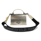 Handbag in fine-grained coated textile KARL LAGERFELD KIDS 
                    GIRL