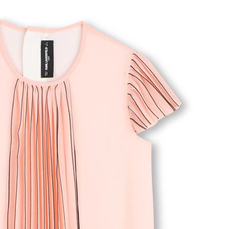 Short-sleeve dress KARL LAGERFELD KIDS 
                        GIRL