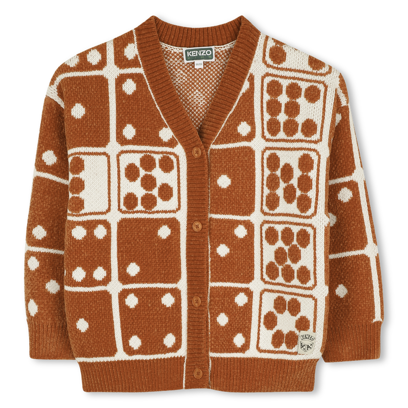 Knitted cardigan KENZO KIDS 
                        GIRL
