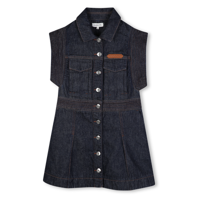 Denim dress LANVIN GIRL