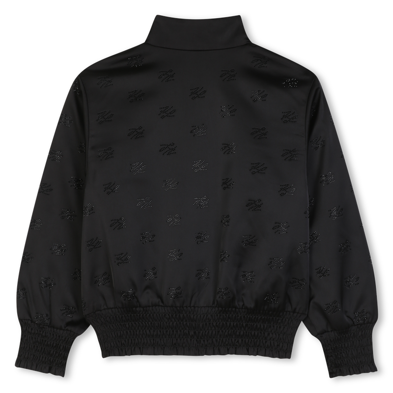 Satin cardigan KARL LAGERFELD KIDS 
                        GIRL