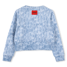 Fleece sweatshirt HUGO 
                    GIRL