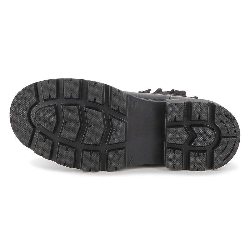 Cowhide leather Chelsea boot KARL LAGERFELD KIDS 
                        GIRL