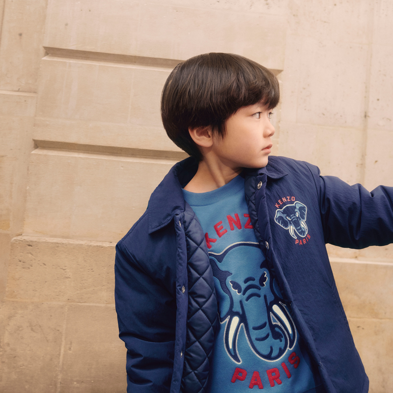 Press-stud fastening jacket KENZO KIDS 
                        BOY