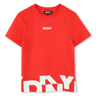 Wide-fit cotton T-shirt DKNY 
                    BOY