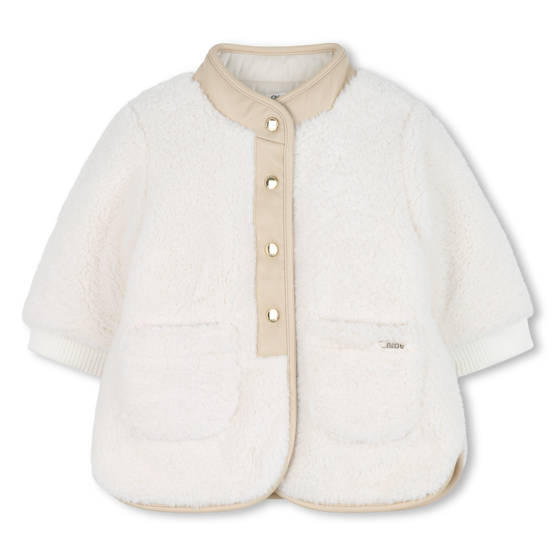 Sheepskin fleece coat CHLOE 
                        GIRL