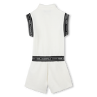 Short-sleeved playsuit KARL LAGERFELD KIDS 
                    GIRL