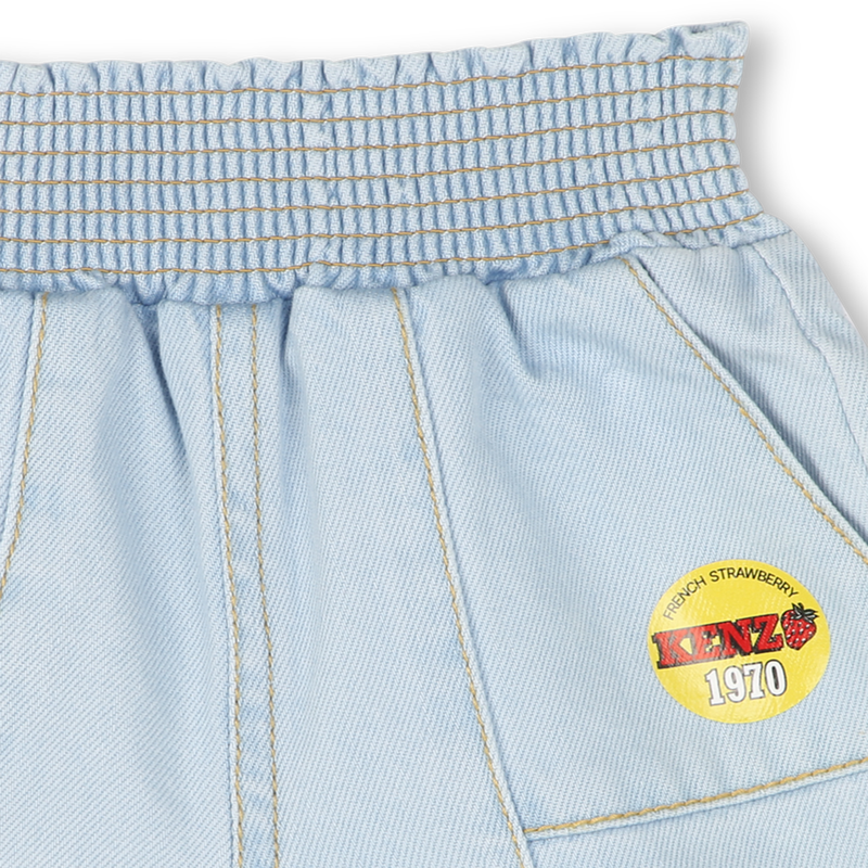 Denim shorts with pockets KENZO KIDS 
                        GIRL