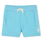 Fleece shorts with panels, BLUE, hi-res