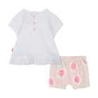 Cotton T-shirt and shorts BILLIEBLUSH 
                    GIRL