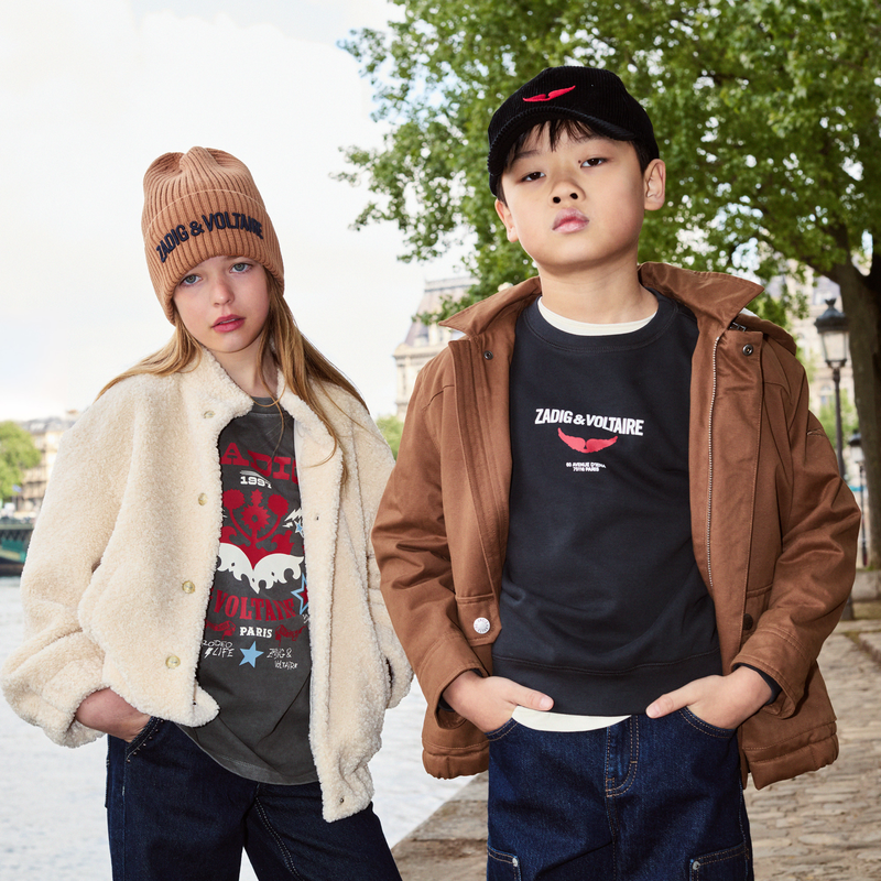 Wide jeans with topstitching ZADIG & VOLTAIRE 
                        BOY