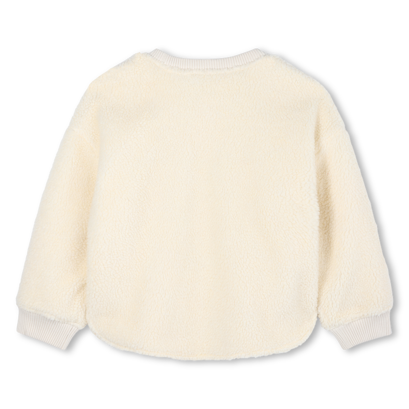 Fluffy fleece sweatshirt KENZO KIDS 
                        GIRL