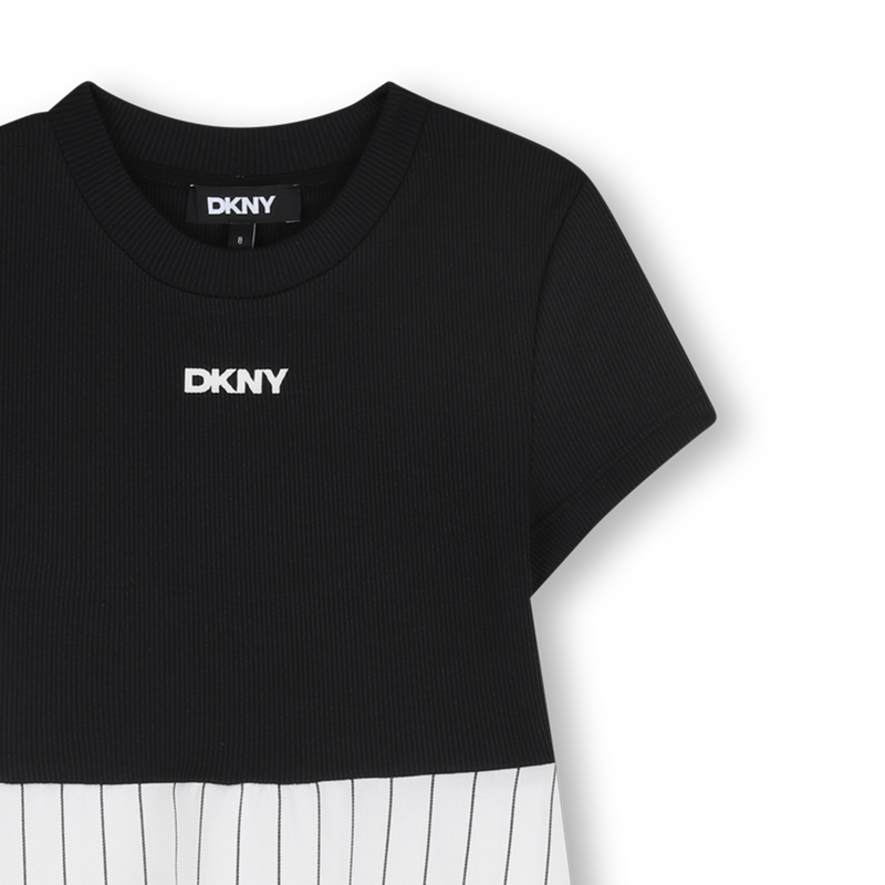 Bi-material party dress DKNY 
                        GIRL