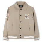 Padded twill jacket KARL LAGERFELD KIDS 
                    BOY