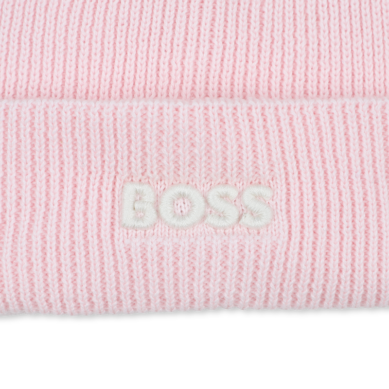 Knitted hat with pompom BOSS 
                        GIRL