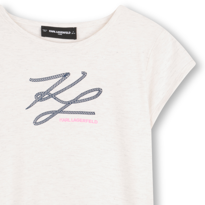 SHORT SLEEVE DRESS KARL LAGERFELD KIDS 
                        GIRL