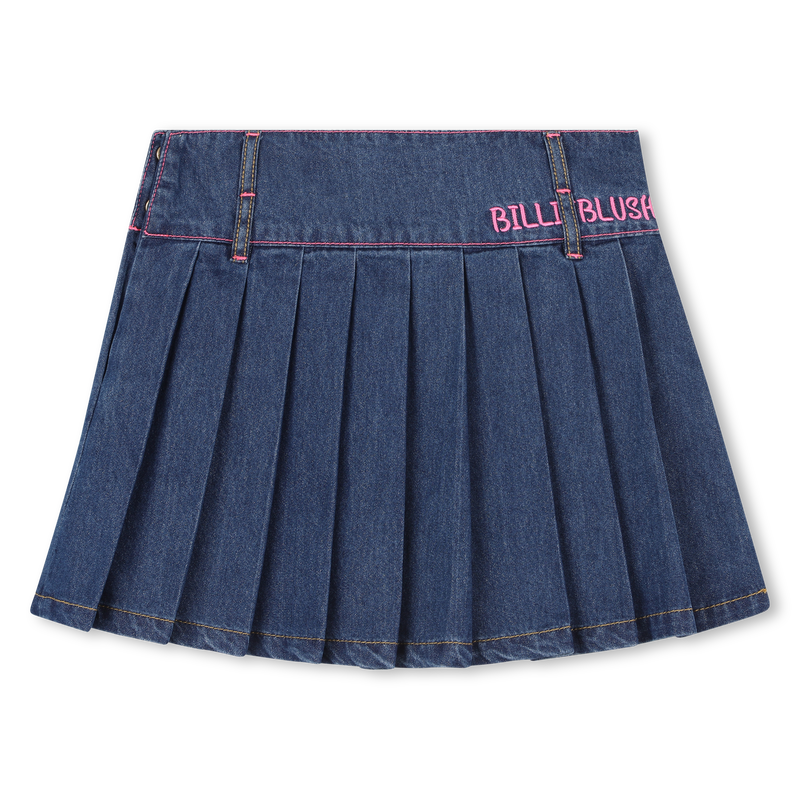 Pleated denim skirt BILLIEBLUSH 
                        GIRL