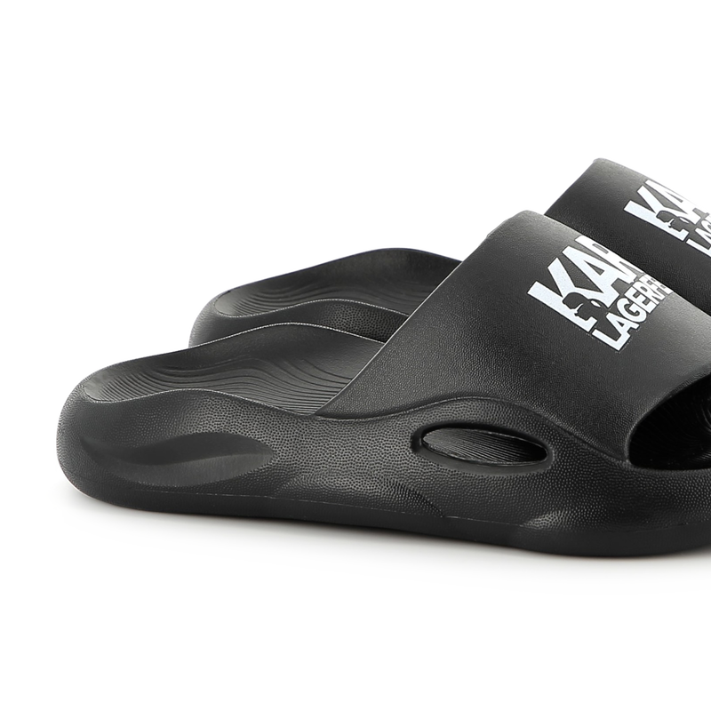 Sliders with logo KARL LAGERFELD KIDS 
                        BOY