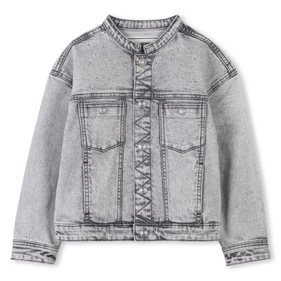 Denim jacket with diamantés ZADIG & VOLTAIRE GIRL