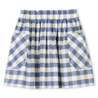 Chequered cotton skirt KENZO KIDS 
                    GIRL