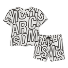 Ribbed T-shirt and shorts MARC JACOBS 
                    UNISEX
