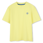 Loose T-shirt with print, STRAW YELLOW, hi-res