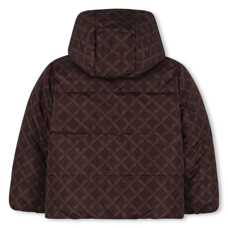 Reversible hooded puffer jacket MICHAEL KORS 
                        GIRL