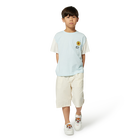 Plain cotton Bermuda shorts KENZO KIDS 
                    BOY