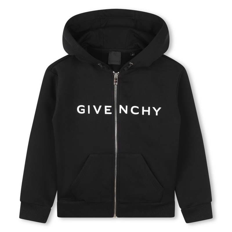 Zip-Up Hooded Cardigan GIVENCHY 
                        GIRL