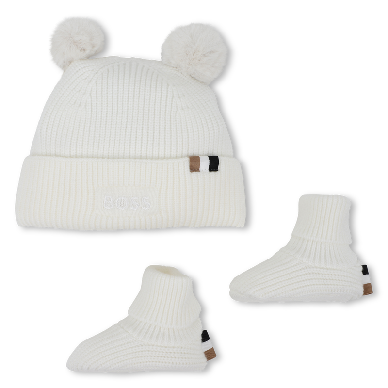 Hat and booties set BOSS 
                        UNISEX