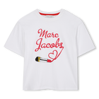 Short-sleeved T-shirt, WHITE, hi-res