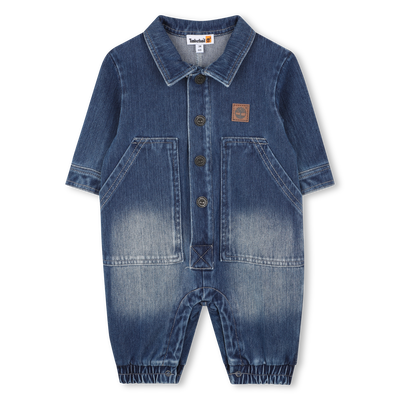 Stretch knit denim jumpsuit TIMBERLAND BOY