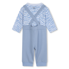Cotton T-shirt and dungarees KENZO KIDS 
                    BOY
