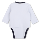 Bodysuit, bib and hat set BOSS 
                    BOY