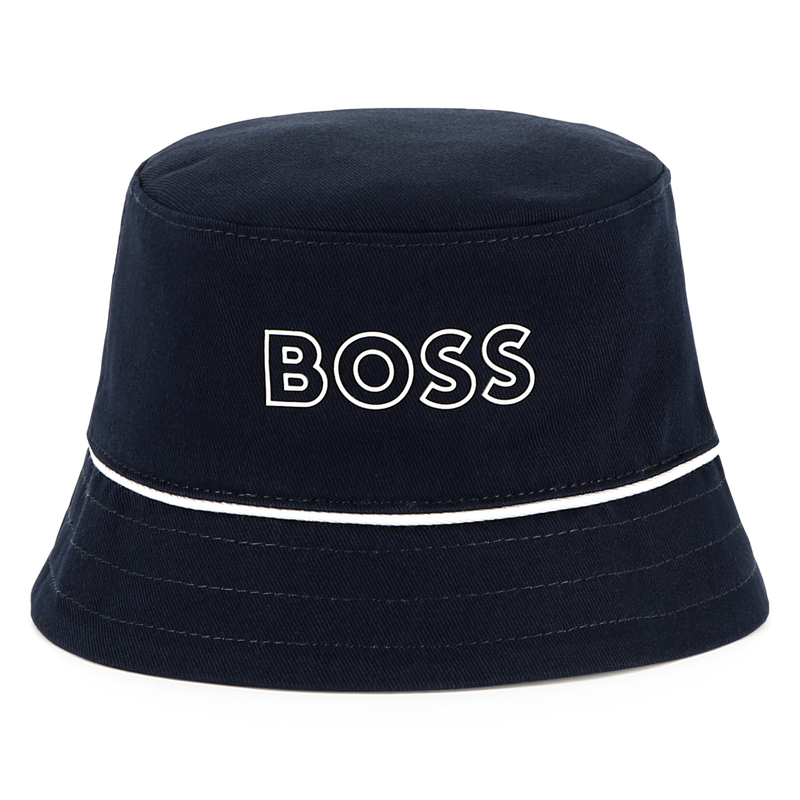 Reversible cotton bucket hat BOSS 
                        BOY