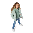 Hooded down jacket, TRUE BLUE, hi-res