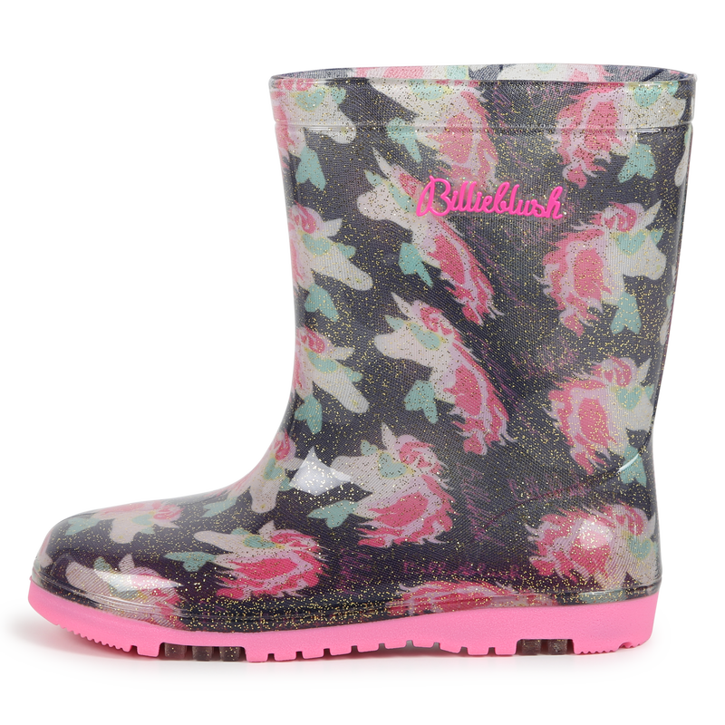 Horse motif rain boots BILLIEBLUSH 
                        GIRL