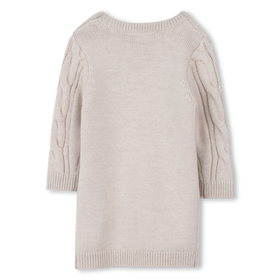 Knitted dress with cables MICHAEL KORS GIRL