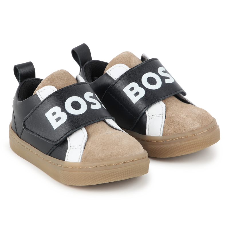 Leather Velcro Sneakers BOSS 
                        BOY