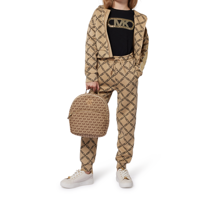 Zip-up hooded cardigan MICHAEL KORS GIRL