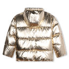 Hooded water-repellent parka KARL LAGERFELD KIDS 
                    GIRL