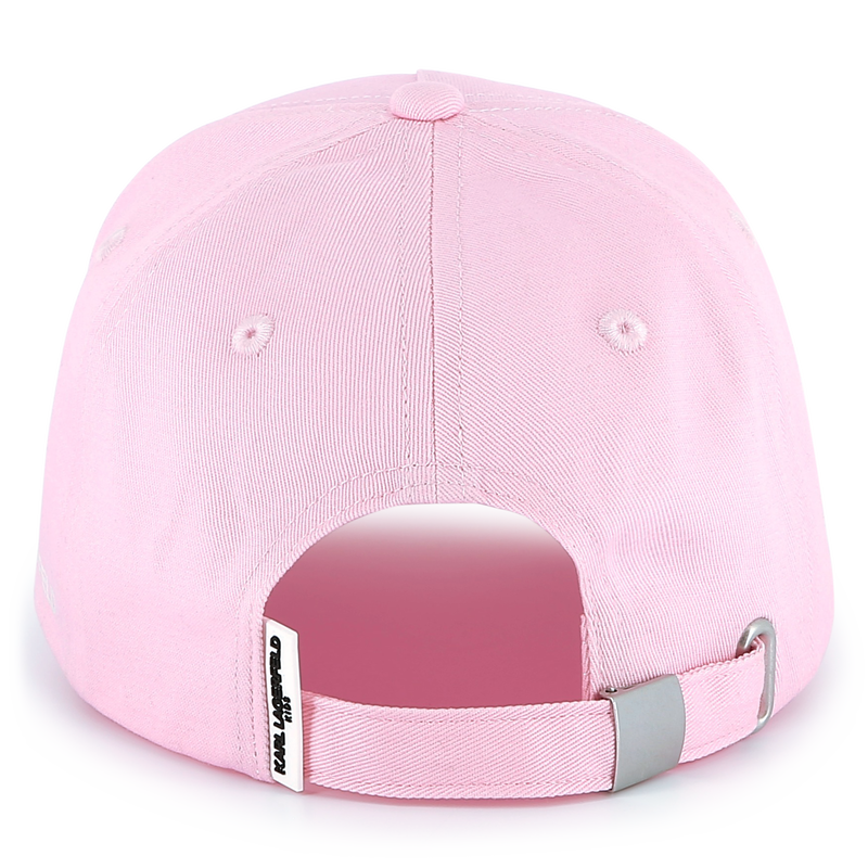 Adjustable cotton baseball cap KARL LAGERFELD KIDS 
                        GIRL