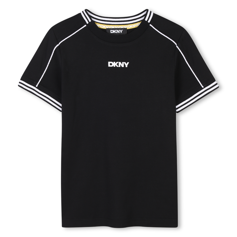 T-shirt with colourful stripes DKNY 
                        UNISEX