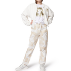 Two-material lace-up trainers DKNY 
                    GIRL