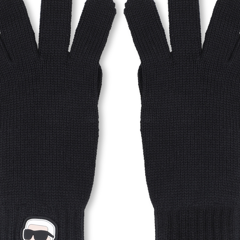 Knitted gloves KARL LAGERFELD KIDS 
                        BOY